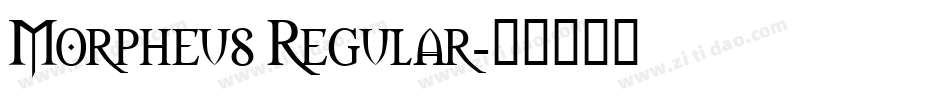 Morpheus Regular字体转换